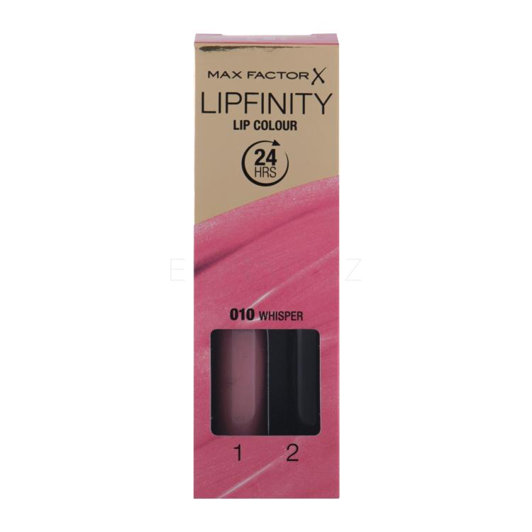 Max Factor Lipfinity 24HRS Lip Colour Rtěnka pro ženy 4,2 g Odstín 010 Whisper