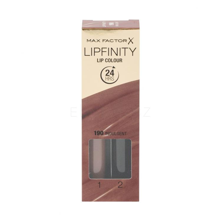 Max Factor Lipfinity 24HRS Lip Colour Rtěnka pro ženy 4,2 g Odstín 190 Indulgent