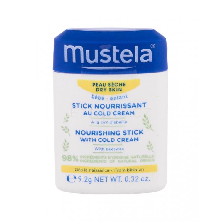 Mustela Bébé Nourishing Stick With Cold Cream Denní pleťový krém pro děti 10,1 ml