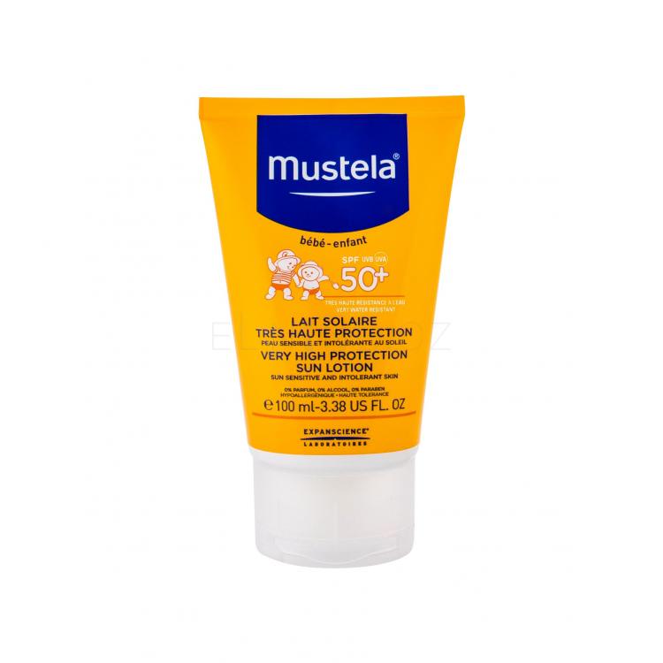 Mustela Solaires Very High Protection Sun Lotion SPF50+ Opalovací přípravek na tělo pro děti 100 ml