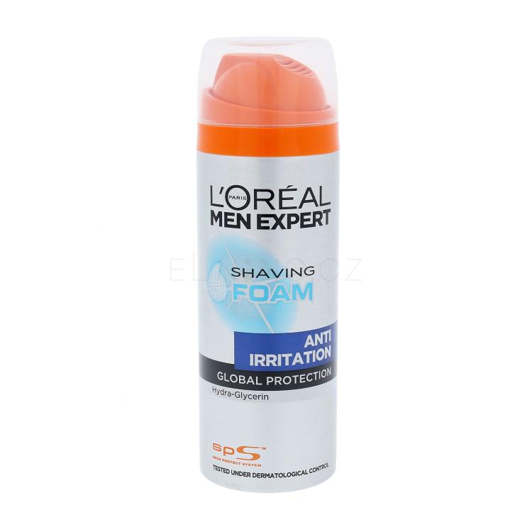 L&#039;Oréal Paris Men Expert Anti-Irritation Pěna na holení pro muže 200 ml poškozený flakon