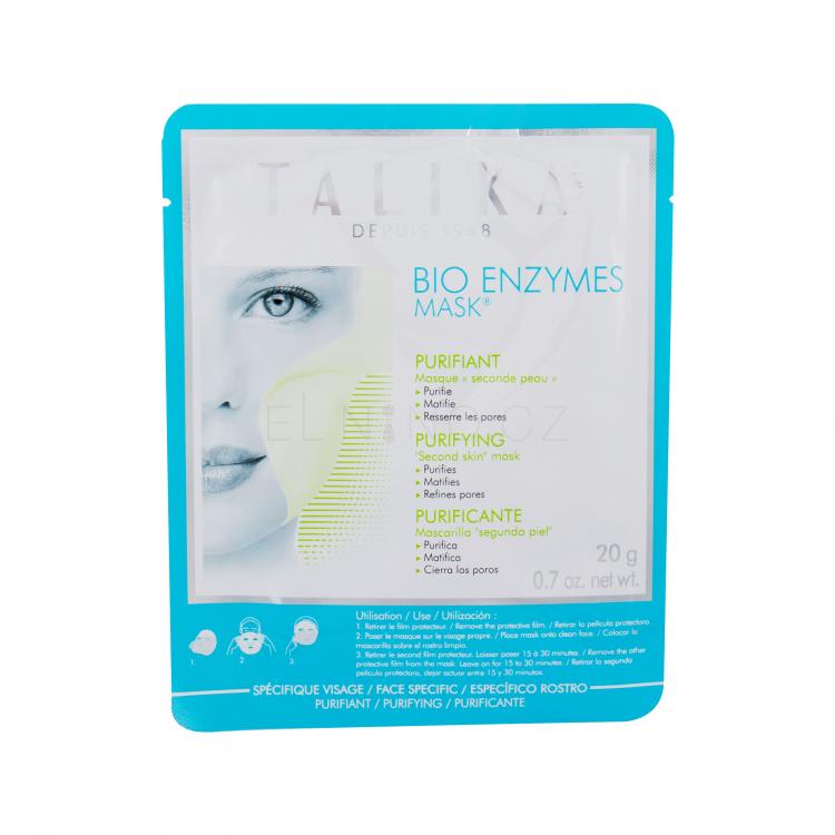Talika Bio Enzymes Mask Purifying Pleťová maska pro ženy 20 g