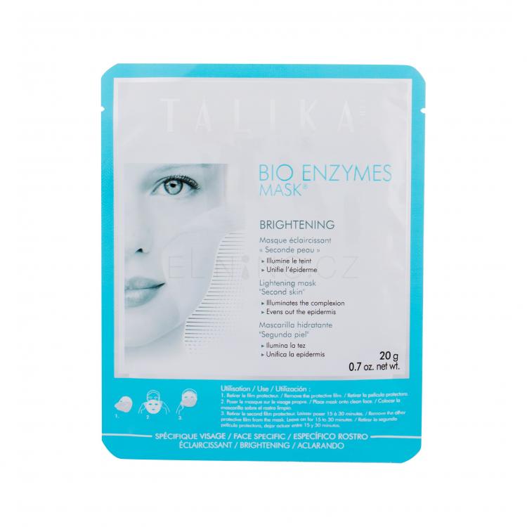 Talika Bio Enzymes Mask Brightening Pleťová maska pro ženy 20 g