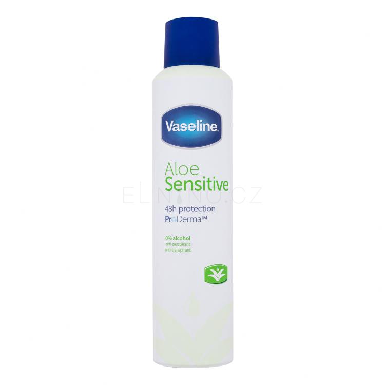 Vaseline Aloe Sensitive Antiperspirant pro ženy 250 ml
