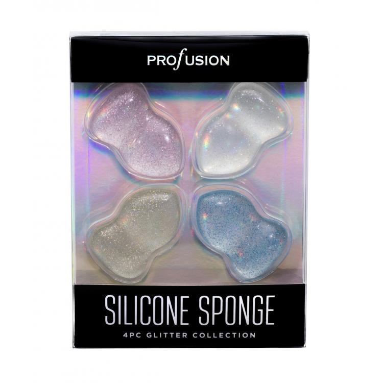 Profusion Make-up Sponges Silicone Aplikátor pro ženy 4 ks