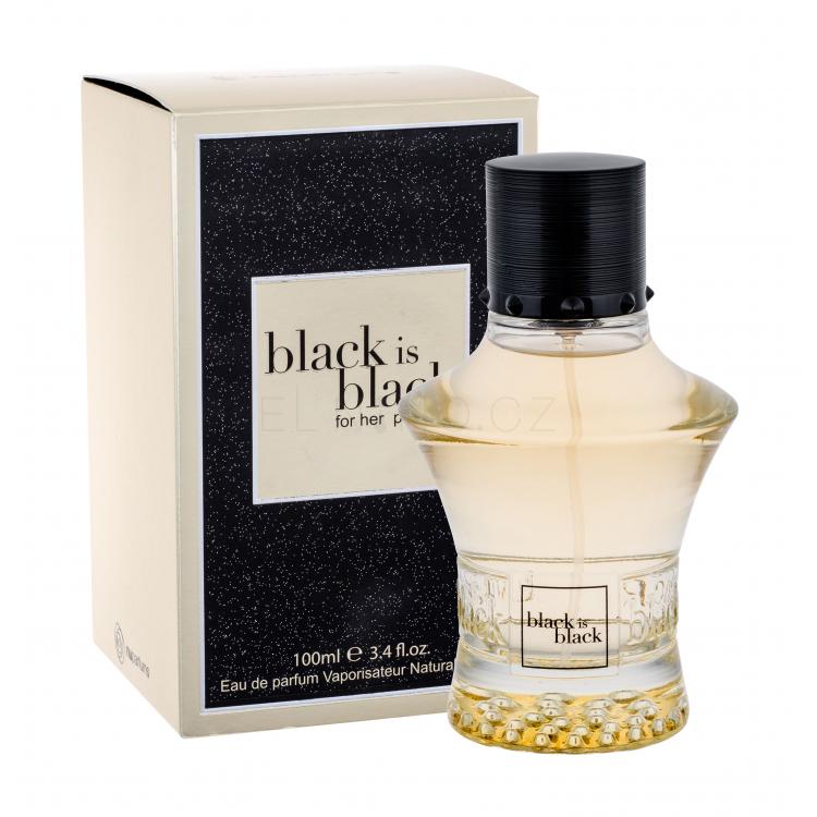 Nuparfums Black is Black Parfémovaná voda pro ženy 100 ml poškozená krabička