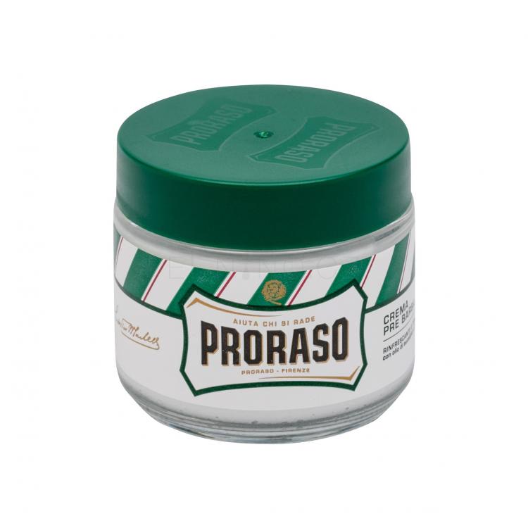 PRORASO Green Pre-Shave Cream Přípravek před holením pro muže 100 ml