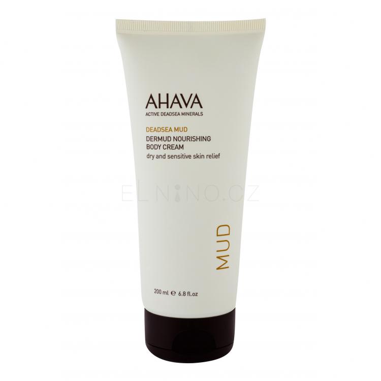 AHAVA Deadsea Mud Dermud Nourishing Body Cream Tělový krém pro ženy 200 ml