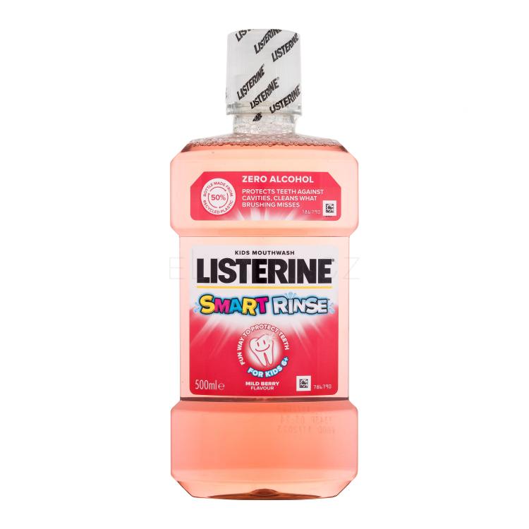 Listerine Smart Rinse Mild Berry Ústní voda pro děti 500 ml