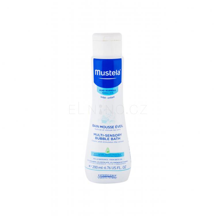 Mustela Bébé Multi-Sensory Bubble Bath Sprchový gel pro děti 200 ml