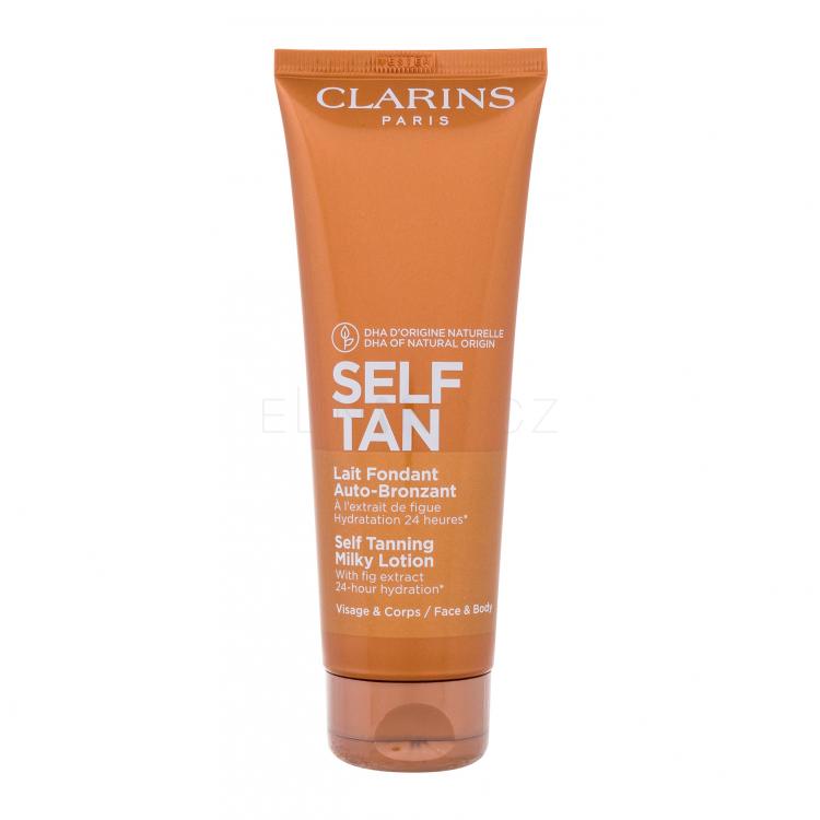 Clarins Self Tan Milky-Lotion Samoopalovací přípravek pro ženy 125 ml tester