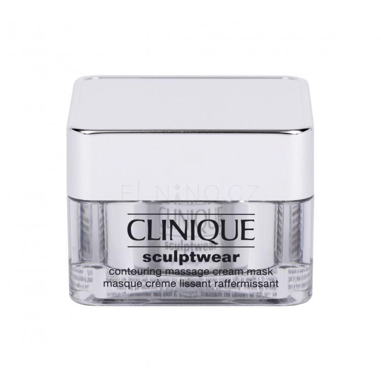 Clinique Sculptwear Massage Cream Mask Pleťová maska pro ženy 50 ml tester