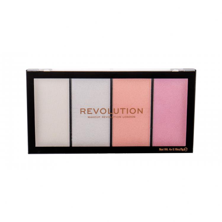 Makeup Revolution London Re-loaded Palette Rozjasňovač pro ženy 20 g Odstín Lustre Lights Cool