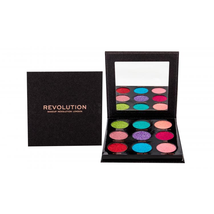 Makeup Revolution London Pressed Glitter Oční stín pro ženy 10,8 g Odstín Abracadabra