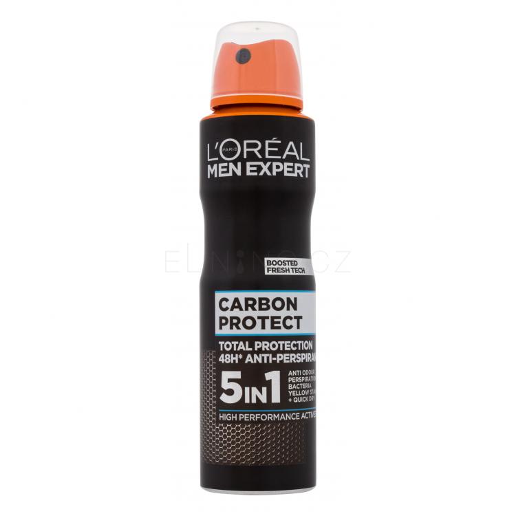 L&#039;Oréal Paris Men Expert Carbon Protect 5in1 Antiperspirant pro muže 150 ml
