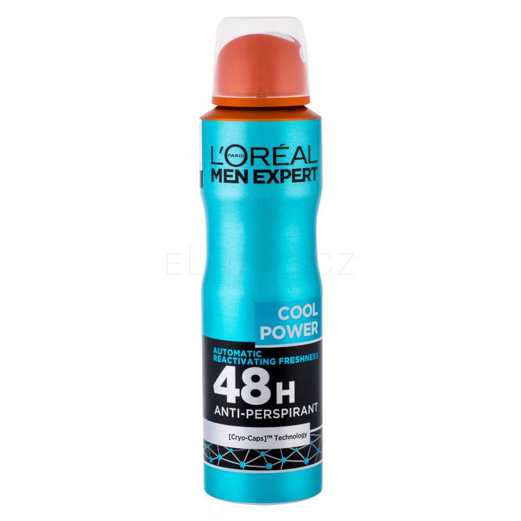 L&#039;Oréal Paris Men Expert Cool Power 48H Antiperspirant pro muže 150 ml