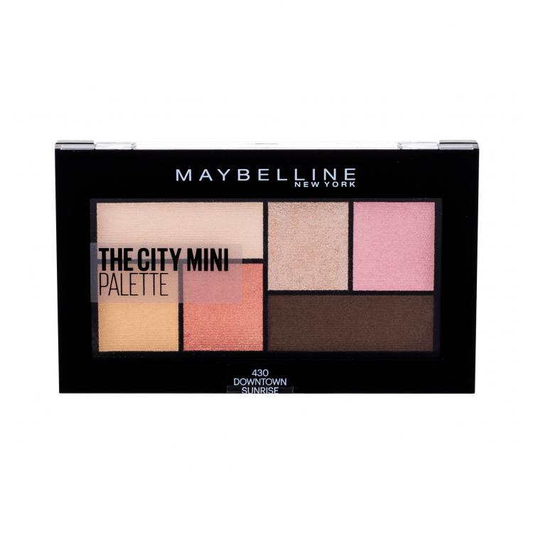 Maybelline The City Mini Oční stín pro ženy 6 g Odstín 430 Downtown Sunrise