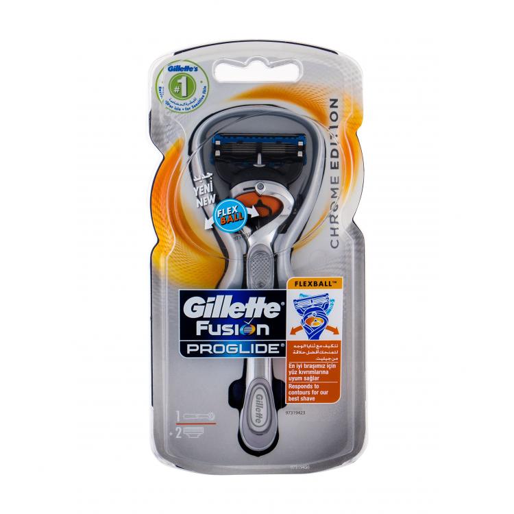 Gillette Fusion Proglide Flexball Chrome Edition Holicí strojek pro muže 1 ks