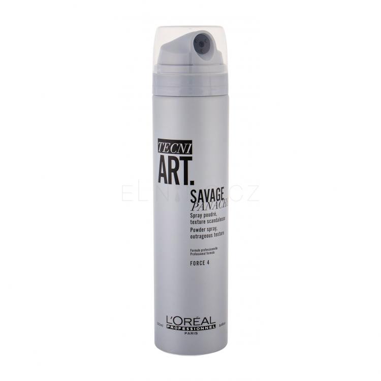 L&#039;Oréal Professionnel Tecni.Art Savage Panache Powder Spray Pro objem vlasů pro ženy 250 ml poškozený flakon