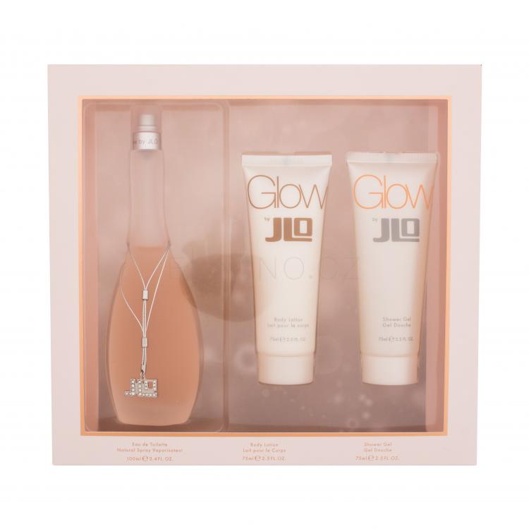 Jennifer Lopez Glow By JLo Dárková kazeta toaletní voda 100 ml + tělové mléko 75 ml + sprchový gel 75 ml