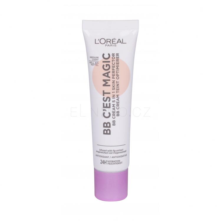 L&#039;Oréal Paris Magic BB 5in1 Transforming Skin Perfector BB krém pro ženy 30 ml Odstín Medium Light