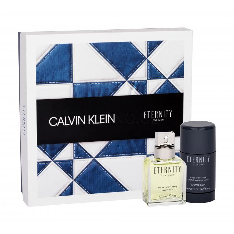 Calvin Klein Eternity For Men Dárková kazeta toaletní voda 50 ml + deostick 75 ml