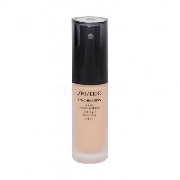 Shiseido Synchro Skin Lasting Liquid Foundation SPF20 Make-up pro ženy 30 ml Odstín Golden 1