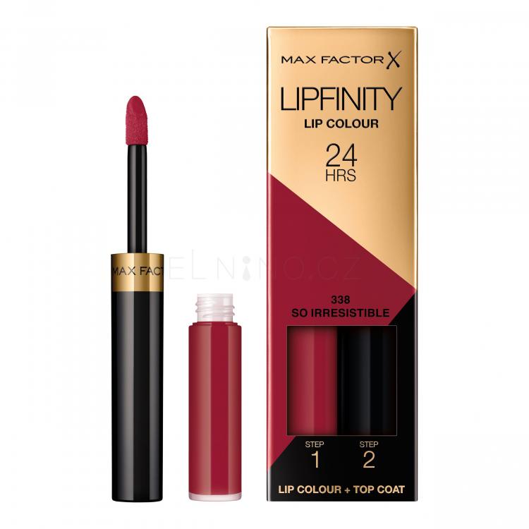 Max Factor Lipfinity 24HRS Lip Colour Rtěnka pro ženy 4,2 g Odstín 338 So Irresistible