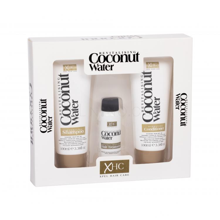 Xpel Coconut Water Dárková kazeta šampon 100 ml + kondicionér 100 ml + sérum na vlasy 30 ml