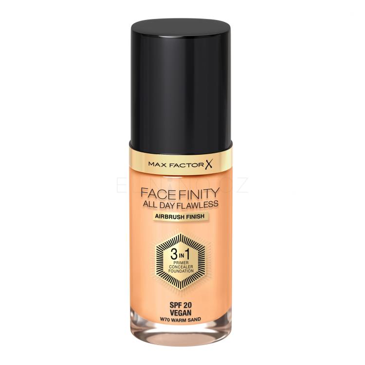 Max Factor Facefinity All Day Flawless SPF20 Make-up pro ženy 30 ml Odstín W70 Warm Sand