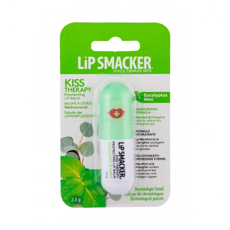 Lip Smacker Kiss Therapy Protecting Balzám na rty pro ženy 3,5 g Odstín Eucalyptus Mint
