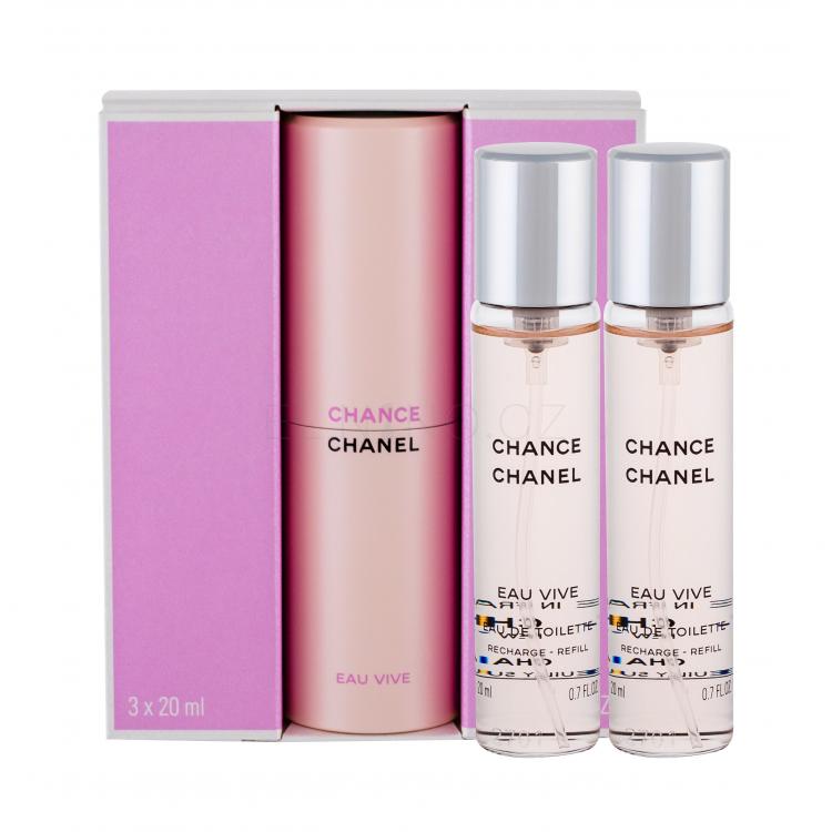 Chanel Chance Eau Vive Toaletní voda pro ženy 3x20 ml