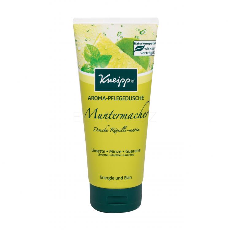 Kneipp Body Wash Jumpstart Lime, Mint &amp; Guarana Sprchový gel pro ženy 200 ml