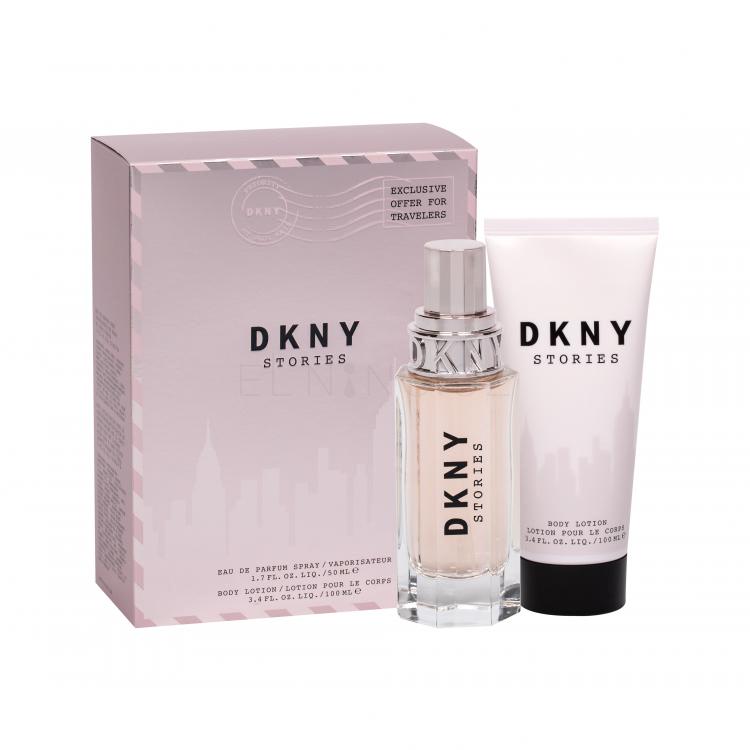 DKNY DKNY Stories Dárková kazeta parfémovaná voda 50 ml + tělové mléko 100 ml