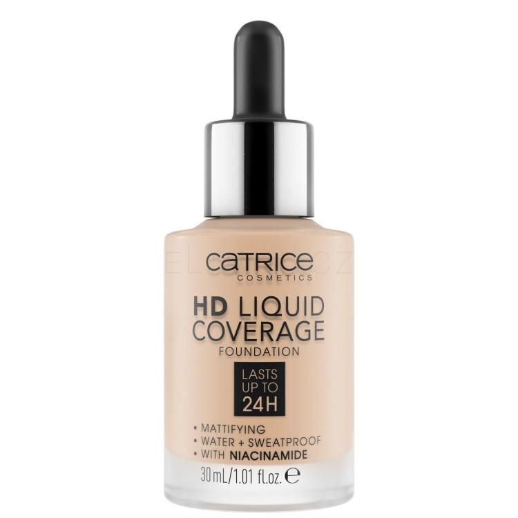 Catrice HD Liquid Coverage 24H Make-up pro ženy 30 ml Odstín 010 Light Beige
