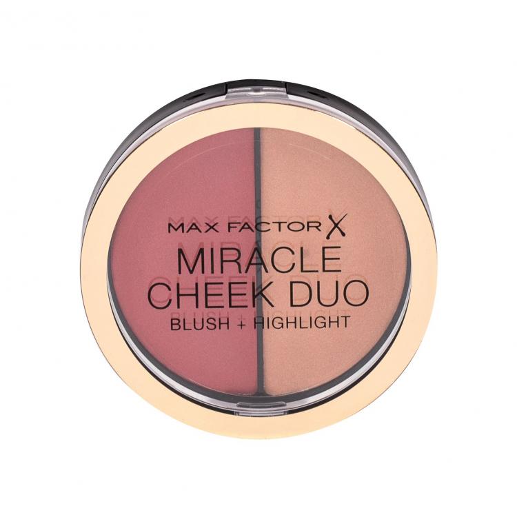 Max Factor Miracle Cheek Duo Tvářenka pro ženy 11 g Odstín 30 Dusky Pink &amp; Copper