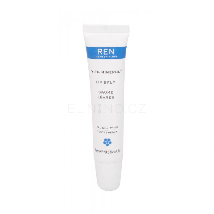 REN Clean Skincare Vita Mineral Balzám na rty pro ženy 15 ml