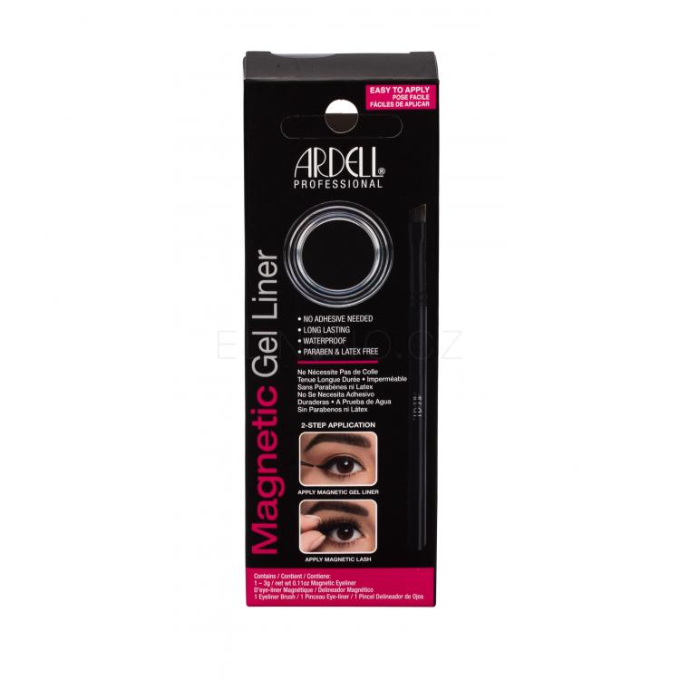 Ardell Magnetic Gel Liner Oční linka pro ženy Odstín Black Set