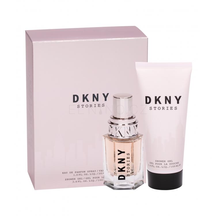 DKNY DKNY Stories Dárková kazeta parfémovaná voda 30 ml + sprchový gel 100 ml
