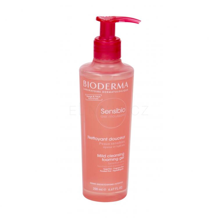 BIODERMA Sensibio Cleansing Foaming Gel Čisticí gel pro ženy 200 ml