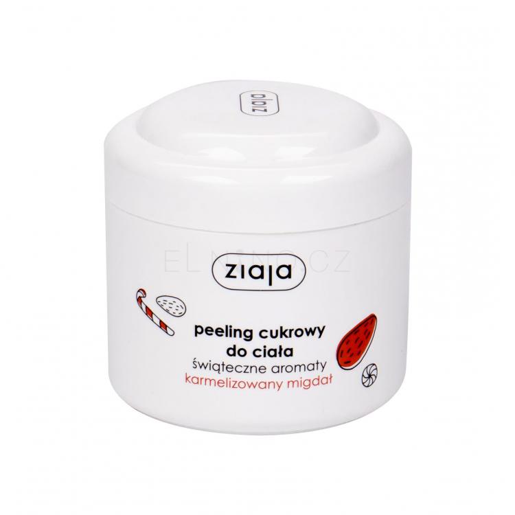 Ziaja Caramelised Almond Sugar Body Scrub Tělový peeling pro ženy 200 ml