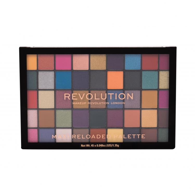 Makeup Revolution London Maxi Re-loaded Oční stín pro ženy 60,75 g Odstín Dream Big