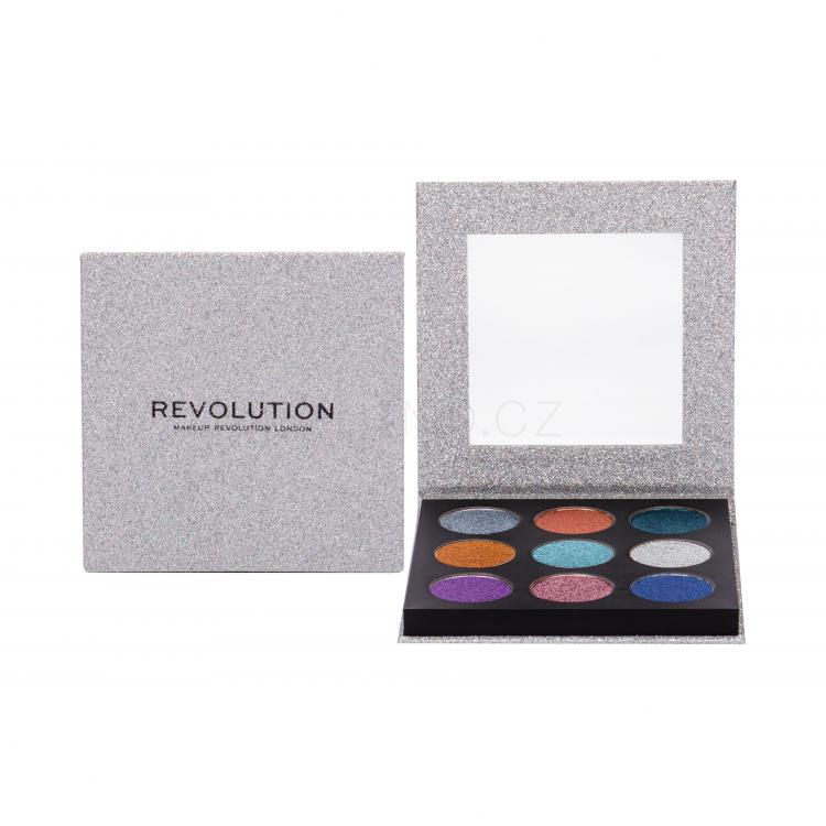 Makeup Revolution London Pressed Glitter Oční stín pro ženy 13,5 g Odstín Illusion