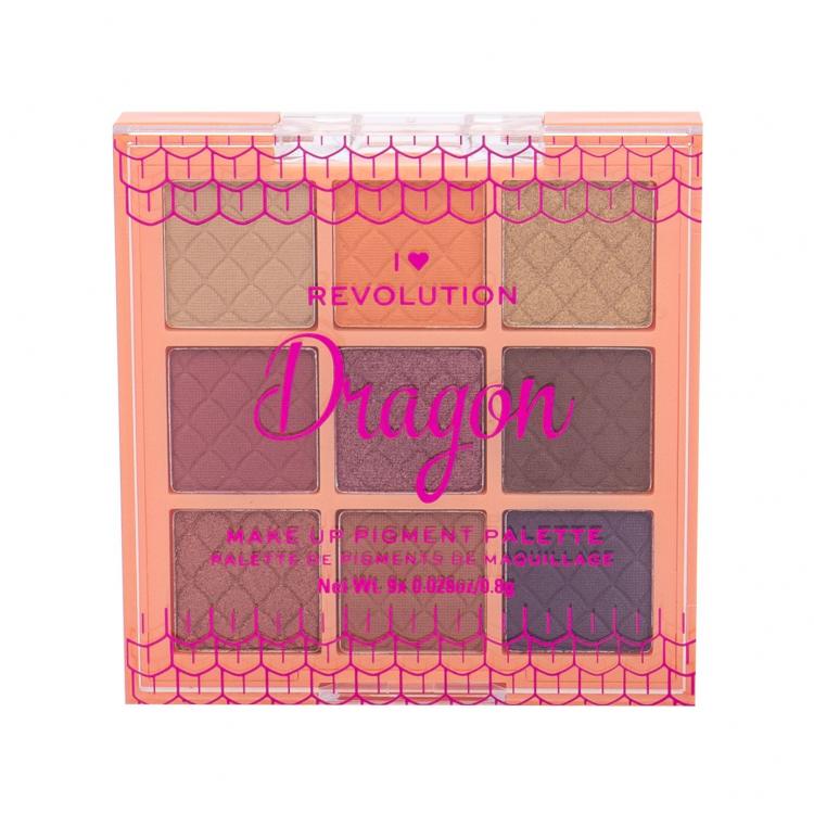 Makeup Revolution London I Heart Revolution Fantasy Makeup Pigment Oční stín pro ženy 7,2 g Odstín Dragon