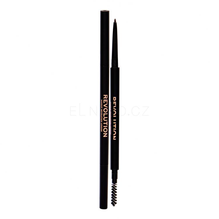Makeup Revolution London Precise Brow Pencil Tužka na obočí pro ženy 0,05 g Odstín Dark Brown