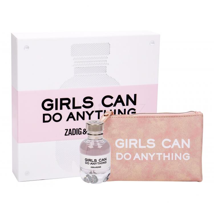 Zadig &amp; Voltaire Girls Can Do Anything Dárková kazeta parfémovaná voda 50 ml + kosmetická taška