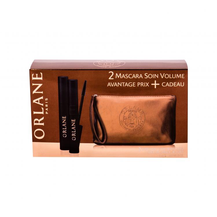 Orlane Volume Care Mascara Dárková kazeta řasenka 2 x 7 ml + kosmetická taštička
