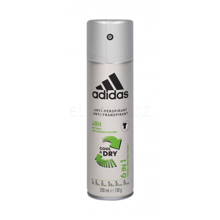 Adidas 6in1 Cool &amp; Dry 48h Antiperspirant pro muže 200 ml