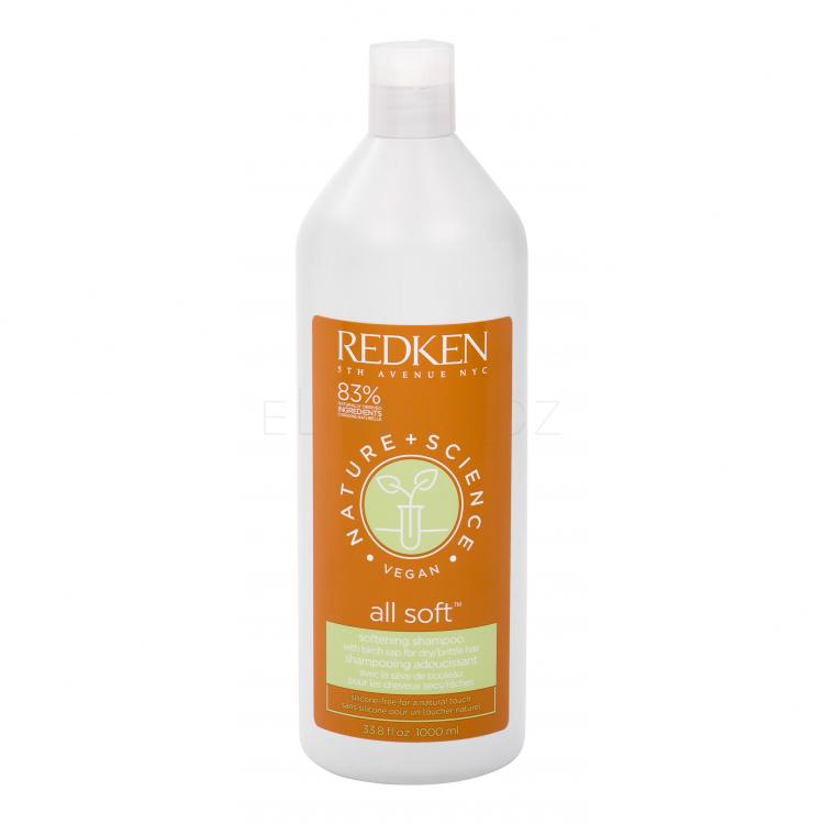 Redken Nature + Science All Soft Šampon pro ženy 1000 ml