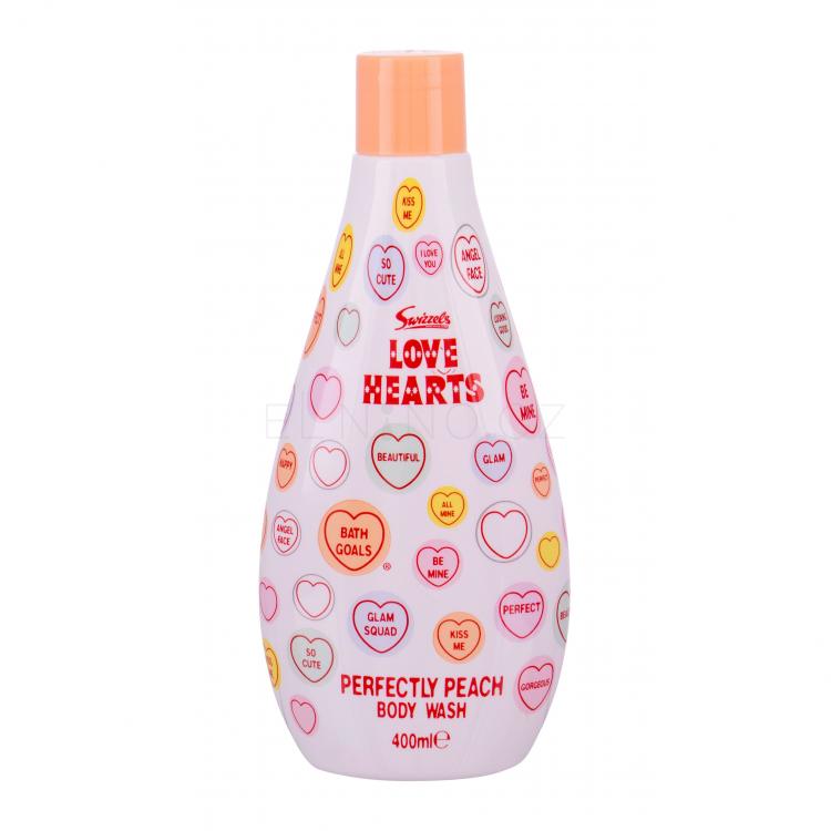 Swizzels Love Hearts Perfectly Peach Sprchový gel pro děti 400 ml
